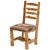 Cedar Log Upholstered Side Chair