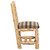 Cedar Log Upholstered Side Chair