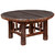 Bark-On Hickory Coffee Table - 36 Inch - Slate