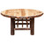 Bark-On Hickory Coffee Table - 42 Inch - Natural