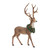 Holly Jolly Deer Figurines - Set of 2
