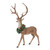 Holly Jolly Deer Figurines - Set of 2