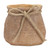 Burlap Bag Vase - Small