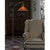 Natural Rust Mica Floor Lamp
