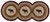 Midnight Moose Tri-Circle Table Runner