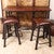 Antique Brown Iron Counter Stool