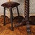 Floral Rustic Barstool