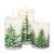 Winter Forest LED Candle - Set of 3