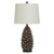 Rustic Pinecone Table Lamp