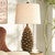 Rustic Pinecone Table Lamp