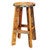 Turquoise Barnwood Stool