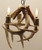 Triple Antler Glow Pendant Light