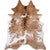 Light Brindle Cowhide Rug - Small
