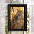 Golden Owl Stained Glass Art