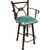 Coronado Swivel Barstool w/Arms - Diamond Teal