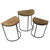 Riverside Half-Moon Nesting Tables - Set of 3