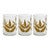 Dried Leaf Candle Holder - Set of 3