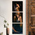 Bear Mist Vertical Triptych
