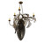 Hanging Pine Cone 5-Light Chandelier