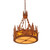 Evening Deer Inverted Pendant Light