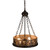 Primitive Pine Inverted Pendant Light