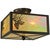 Ridgeland Pine Flush Mount Ceiling Light