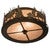 Roaming Elk Flush Mount Ceiling Light