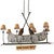 Personalized Wood Canoe 8-Light Chandelier