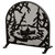 Lake Canoe Arched Fireplace Screen