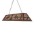 Two Moose Oblong Pendant Light