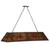 Standing Moose Oblong Pendant Light