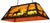 Golden Moose Oblong Pendant Light