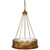 Golden Pine Inverted Pendant Light