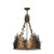 Twilight Moose Inverted Pendant Light