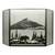 Mountainside Bear Fireplace Screen