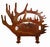 Lone Moose Log Holder