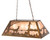 Foraging Deer Oblong Pendant Light