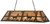 Dancing Deer Oblong Pendant Light