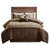 Brown Bear Suede 7 Piece Comforter Set - Cal King
