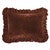 Copper Luxe Velvet Ruffle Euro Sham