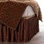 Copper Luxe Velvet Bedskirt - Queen