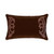 Copper Luxe Velvet Boot Stitch Lumbar Pillow