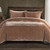 Rose Velvet Duvet Cover Set - Super Queen