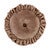 Rose Velvet Ruffled Round Pillow