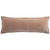 Rose Velvet Long Lumbar Pillow