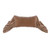 Rose Velvet Long Ruffled Pillow