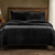 Black Night Velvet Quilt - Queen