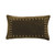 Leafy Green Velvet Embroidered Lumbar Pillow