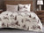 White Frost Reversible Quilt Set - King