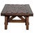 Aged Copper & Wood Coffee Table